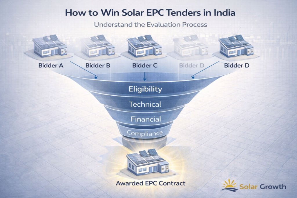 solar epc tender bidding process india