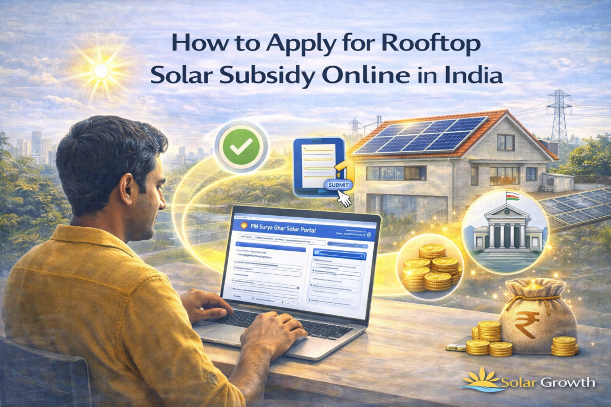 apply rooftop solar subsidy online india pm surya ghar scheme