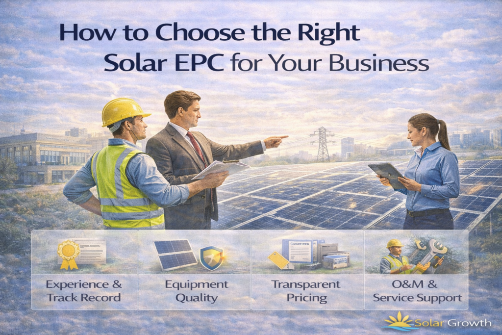 choosing solar EPC company for commercial solar project