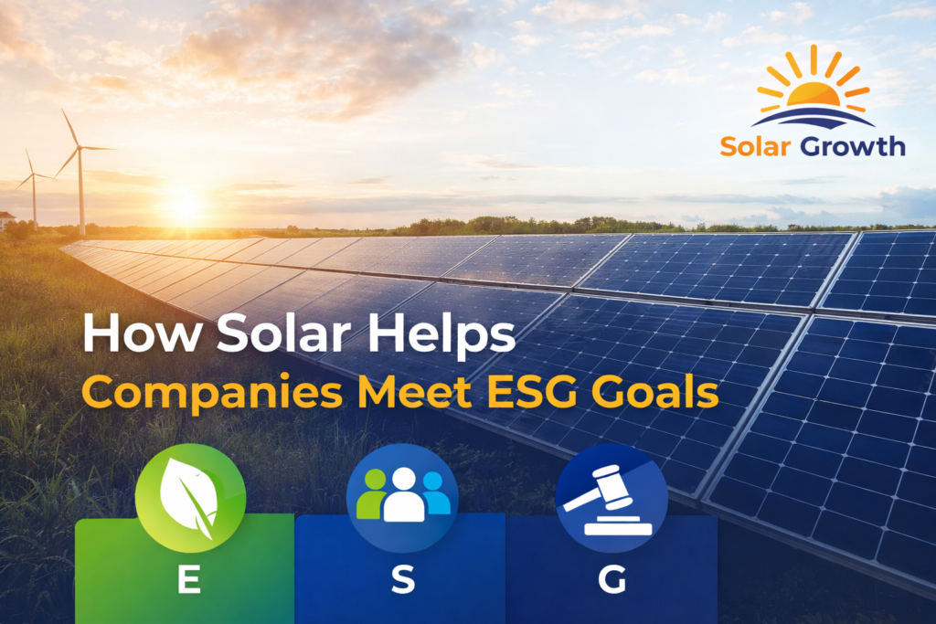 Solar energy helping companies achieve ESG goals in India through clean energy and sustainability